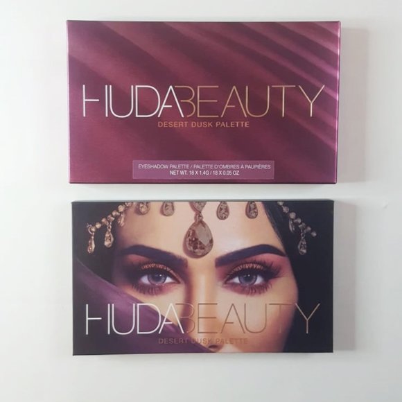 HUDA BEAUTY Desert Dusk Eyeshadow Palette 18 Shades Brand New - Picture 3 of 4
